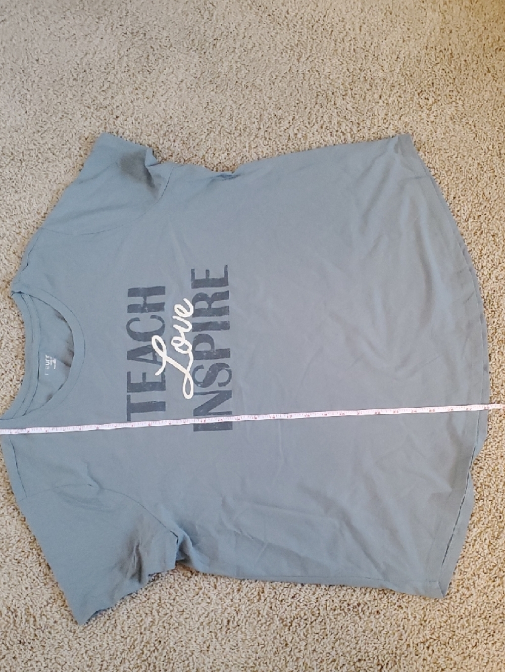Women's Maurices Seafoam Green Classic Fit Tee 2x - Picture 3 of 5